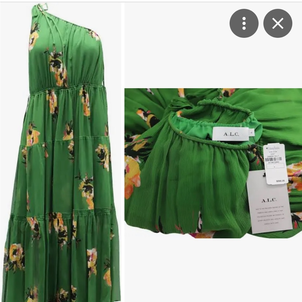 Women A.L.C. Tenley Floral One Shoulder Dress